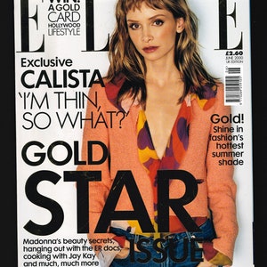 Elle UK Juni 2000 British Original Vintage Fashion Magazine