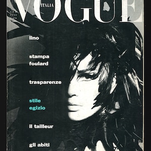 Vogue Italia 1990 - Etsy