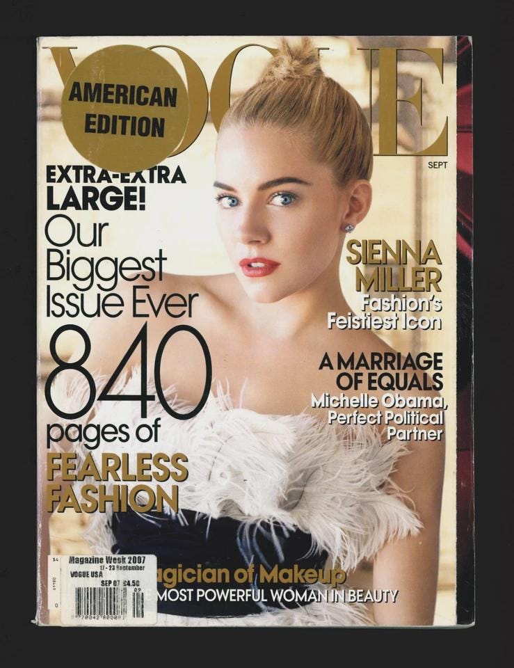 2007 Vogue Magazine - Etsy