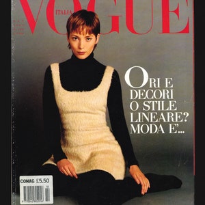Vogue Italia 1992 - Etsy