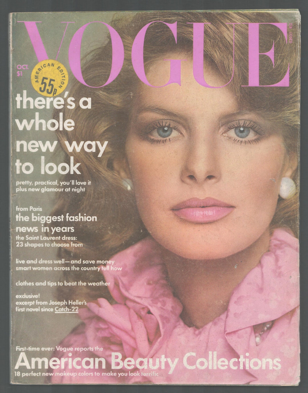 Vogue US Oct 1974 Vintage Original American Fashion Magazine Etsy