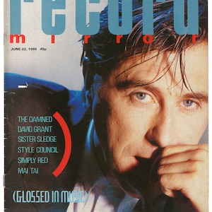 Record Mirror June 22 1985 Original Music Magazine Top 100 Chart Singles Album  Birthday Gift Present Bryan Ferry  cover