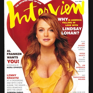 Interview US June 2004  Lindsay Lohan Lenny Kravitz Christopher Walken