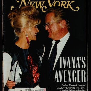 New York Magazine Feb 18 1991 Ivana Trump and Lawyer Michael Kennedy