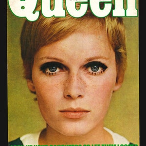 Queen Magazine May 22  1968 Original Vintage Fashion Magazine Mia Farrow
