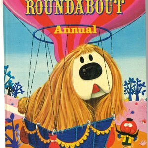 Magic Roundabout Annual Book 1974 British Classic Children Educational Television Series Gift Birthday Present Tessa Bridger  Hutchings 50th