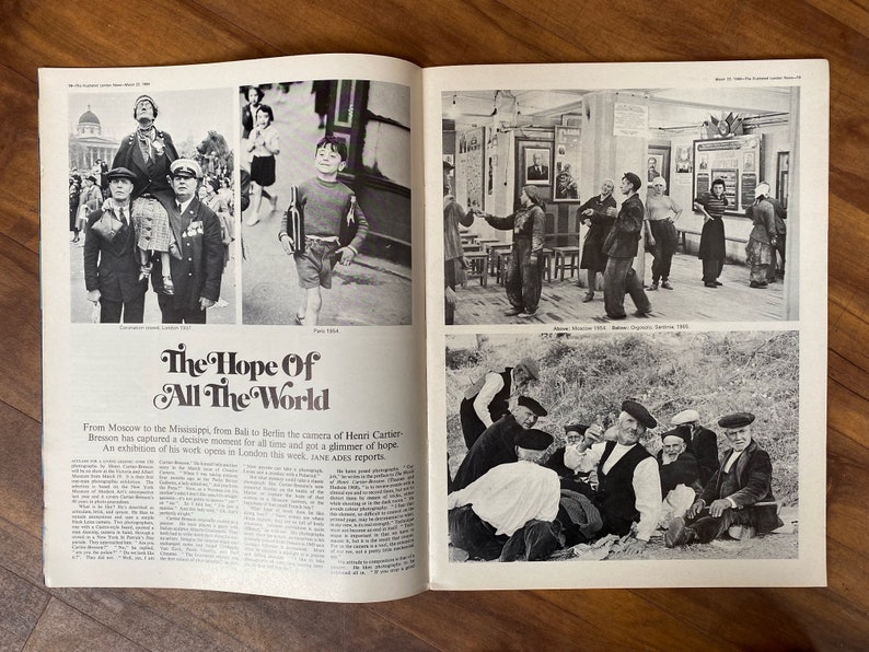 Illustrated London News, 22 mars 1969, magazine vintage original image 2