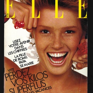 Elle Apr 29 1985 French Edition Vintage Magazine