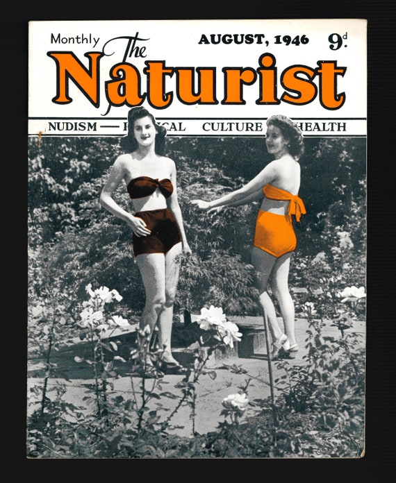 Nudism The Naturist Aug 1946 Original Vintage Magazine Nudism Physical Culture  Health. - Etsy UK