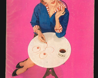 Esquire July 1956 Men's Fashion Arlene Dahl, Jayne Mansfield,ARLENE DAHL Fair Lady