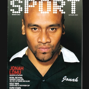 Esquire Magazine UK Autumn 2001 Cover: Jonah Lomu