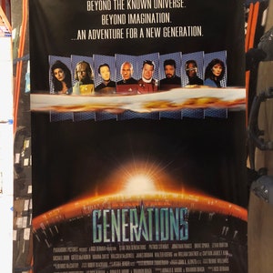 Star Trek Generations, 1994 1 Sheet Movie Poster 30th