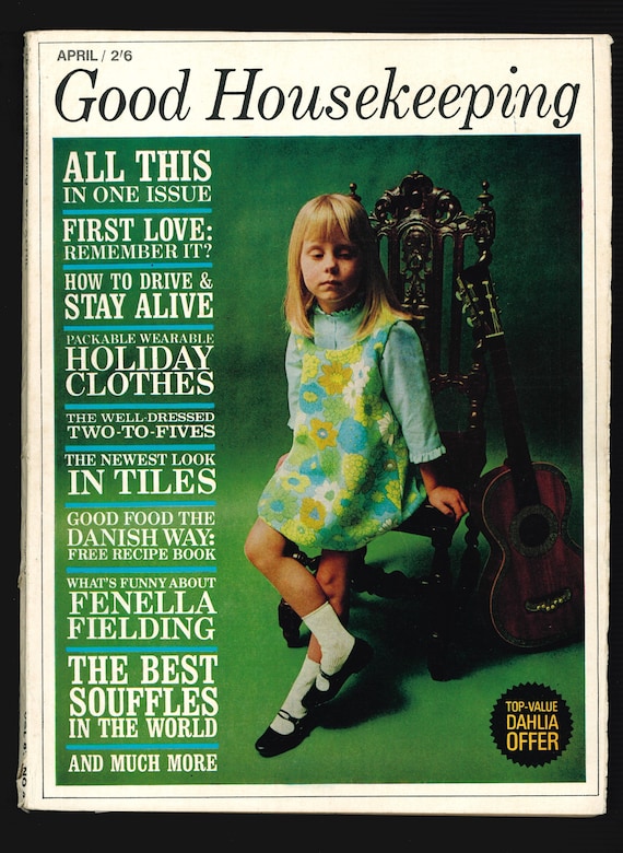 Good Housekeeping April 1965 Vintage Women Magazine - Main Image