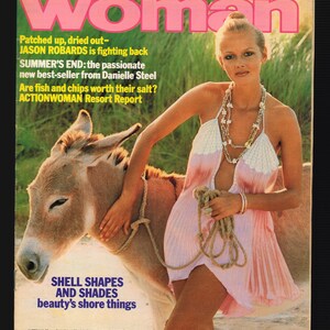 Frau Aug 23 1980 Vintage Magazin Mode Schönheit Kochen