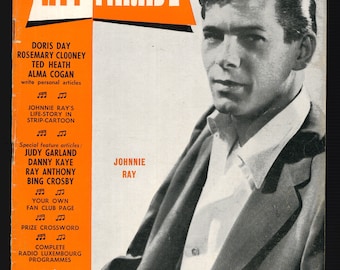 Hit Parade Vol 1 No 7 dicembre 1954 Rivista originale Rock n Roll Johnnie Ray