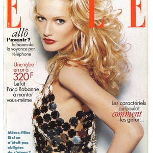 Elle French no 2553 Dez 11 1994 Original Vintage Mode Magazin Geschenk Geburtstag Karen Mulder 30th