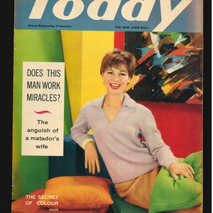 Today Magazine: April 9  1960 featuring Peyton Place, Alistair Maclean