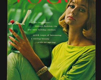 Vogue UK July 1961 Original Vintage Fashion Magazine