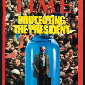 TIME OCT 6 1975 Vintage Magazine Protecting the President