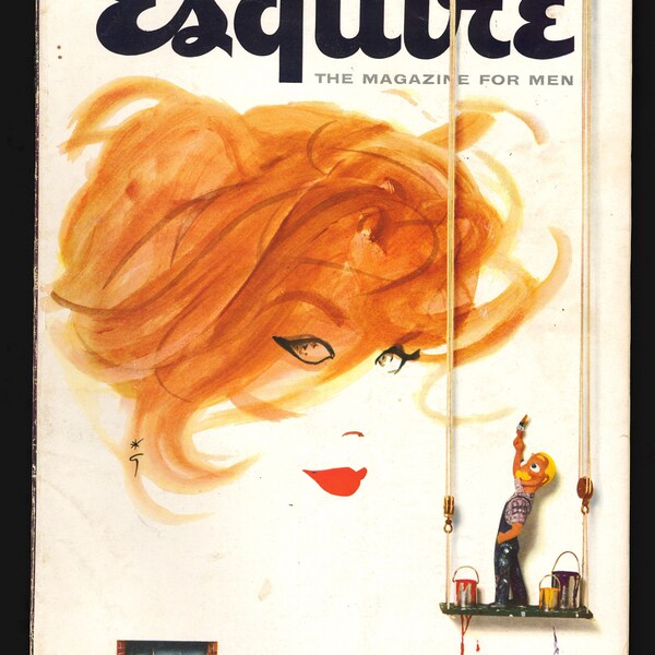 Esquire Magazine millésime avril 1954 Pêche à la ligne, Deborah Kerr, Audrey Hepburn
