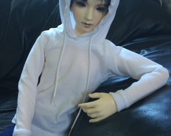 SD White hoodie