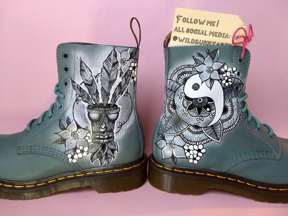 custom dr martens boots