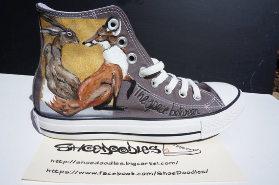 Zapatillas Converse pintadas a mano zapatos conejo | Etsy México