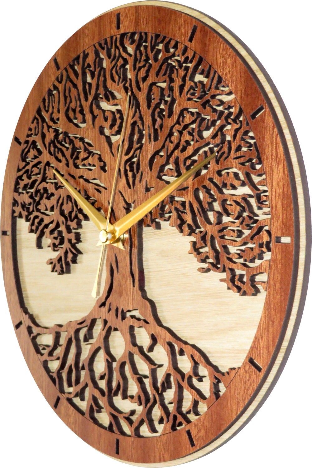 Tree of Life Clock in Wood - Limited Production - Etsy Canada