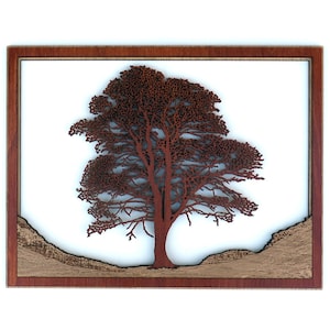 Sycamore Gap Tree Wall Art - Hadrian's Wall - Northumberland - Extremely low production