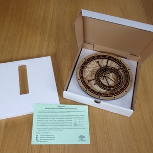 Prague Astronomical Clock in Wood Limited Production image 5