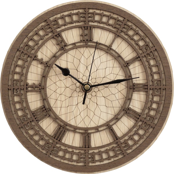 Big Ben Clock in wood - (Clock of Elizabeth Tower)