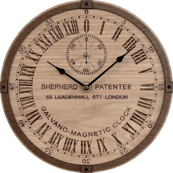 Greenwich Galvano-Magnetuhr in Holz Shepherd Gate Uhr Limitierte Produktion  -  Österreich
