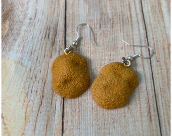 dino nugget earrings