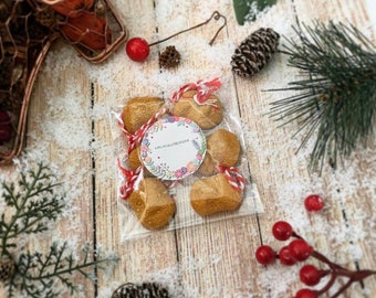 Chicken nugget Christmas tree decoration ornament,  Polymer clay miniature food