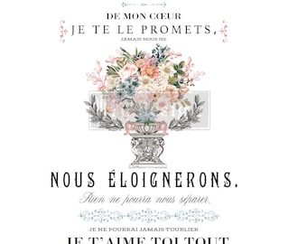 Redesign Decor Transfers – Royal Bouquet – Total sheet size 24″x35″, cut into 3 sheets 655350649944