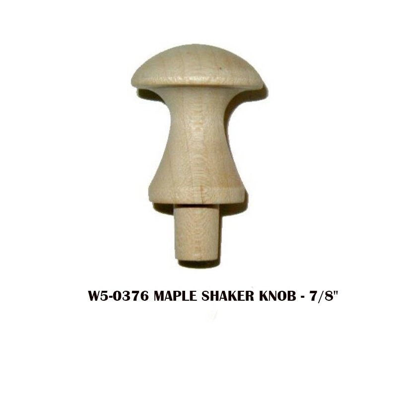 SHAKER KNOBS Walnut Maple Cherry and Oak Shaker Pins Etsy