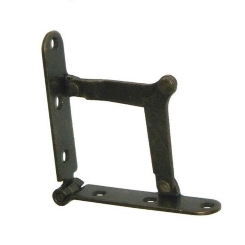 Steel Hinge Drop Front Desk Stay With Antique Brass Finish