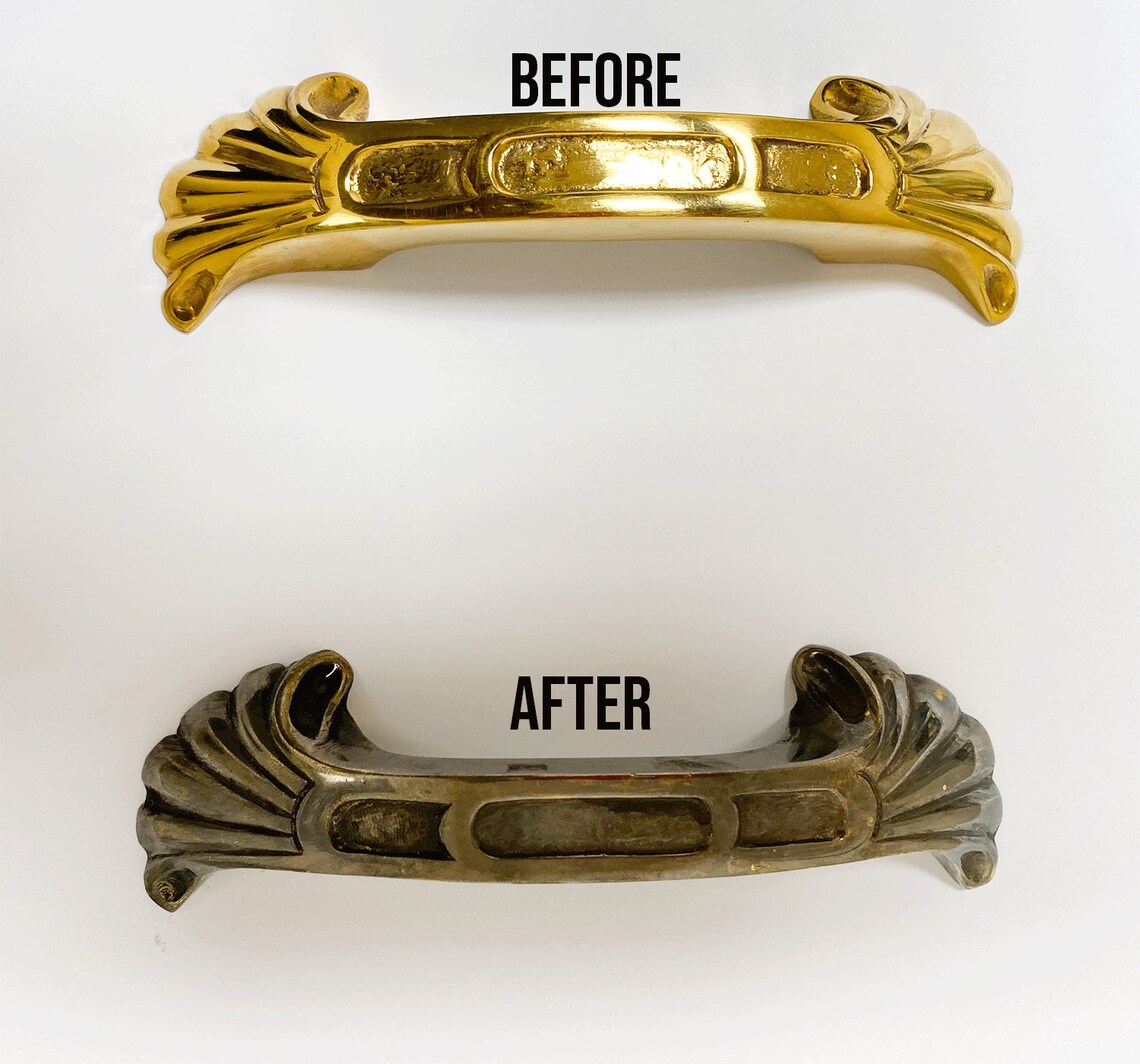 Brass Ager Darkening Solution 32oz copper tin Etsy