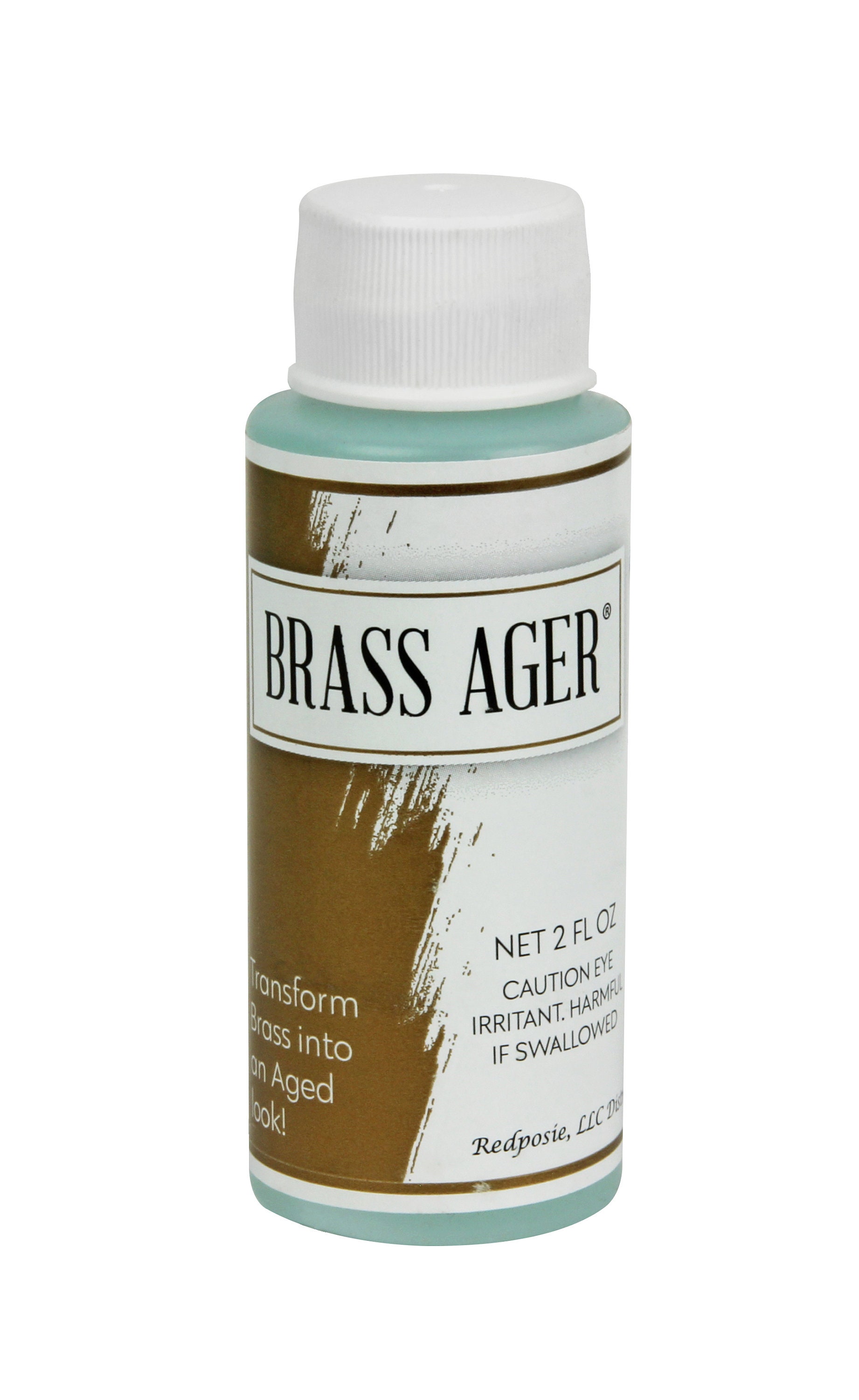 Brass Darkening Solution - Brass Patina - Metal Ager - 8 Ounce Bottle