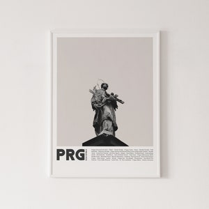 Prague poster, high quality print, home decor, wall art, contemporary poster, gallery wall, art print