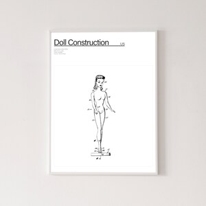 Doll poster, high quality print, home decor, wall art, contemporary poster, gallery wall, art print