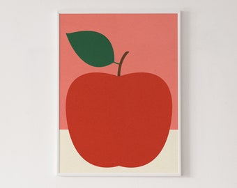 Apple Illustration Art/Canvas Print Poster Home Decor Wall Art Apple Illustration Art/Canvas Print Poster Home Decor Wall Art