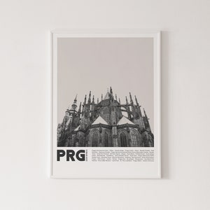 Prague poster, high quality print, home decor, wall art, contemporary poster, gallery wall, art print