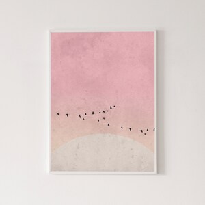 Sunrise flight poster, high quality print, home decor, wall art, contemporary poster, gallery wall, art print