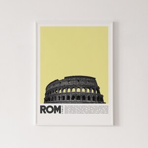 Rome poster, high quality print, home decor, wall art, contemporary poster, gallery wall, art print