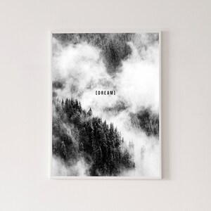 Dream poster, high quality print, home decor, wall art, contemporary poster, gallery wall, art print
