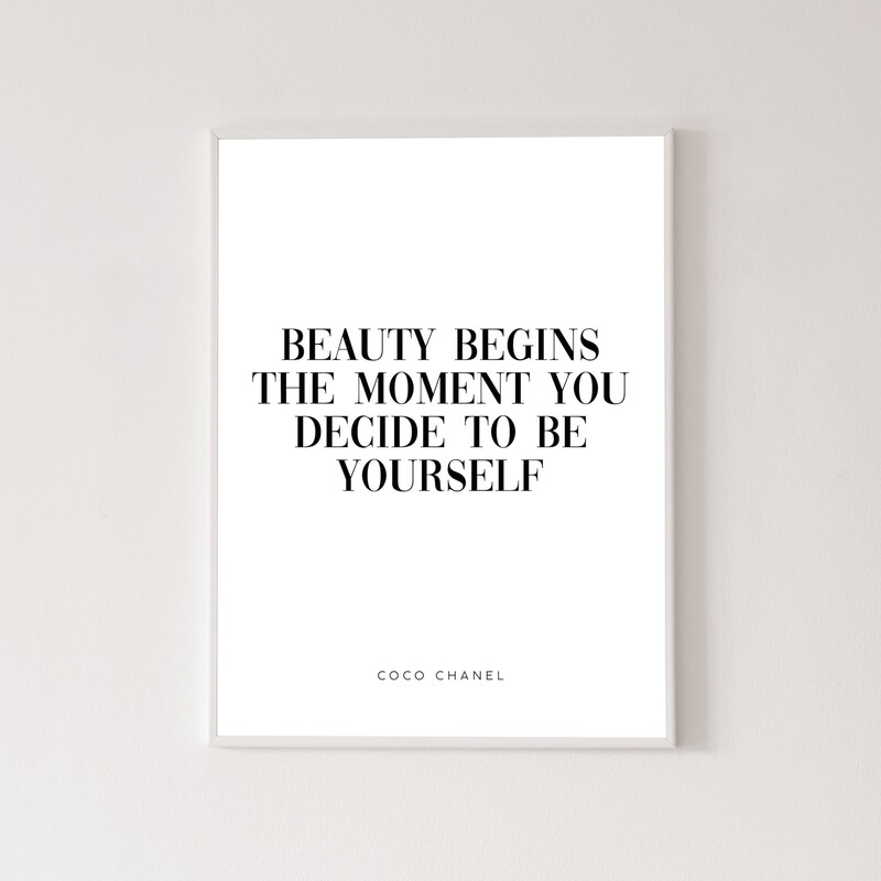 Coco Chanel Poster - Etsy
