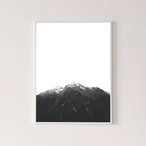 Mountain peak poster, high quality print, home decor, wall art, contemporary poster, gallery wall, art print