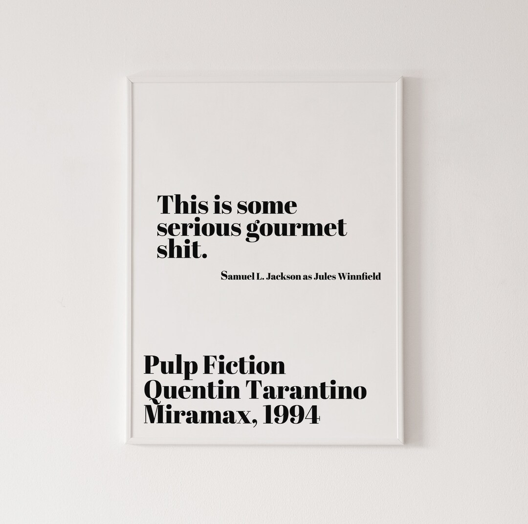 Pulp Fiction Weihnachtskarte – Samuel L. Jackson, Humorvoll, 20,5x13,5 Cm Mit Umschlag