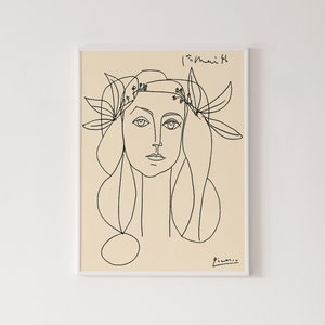 Pablo Picasso - Francoise poster, high quality print, home decor, wall art, contemporary poster, gallery wall, art print